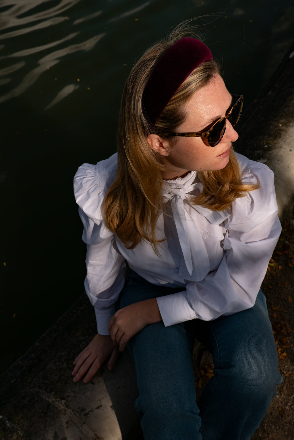 Classic Grenelle Plum velvet