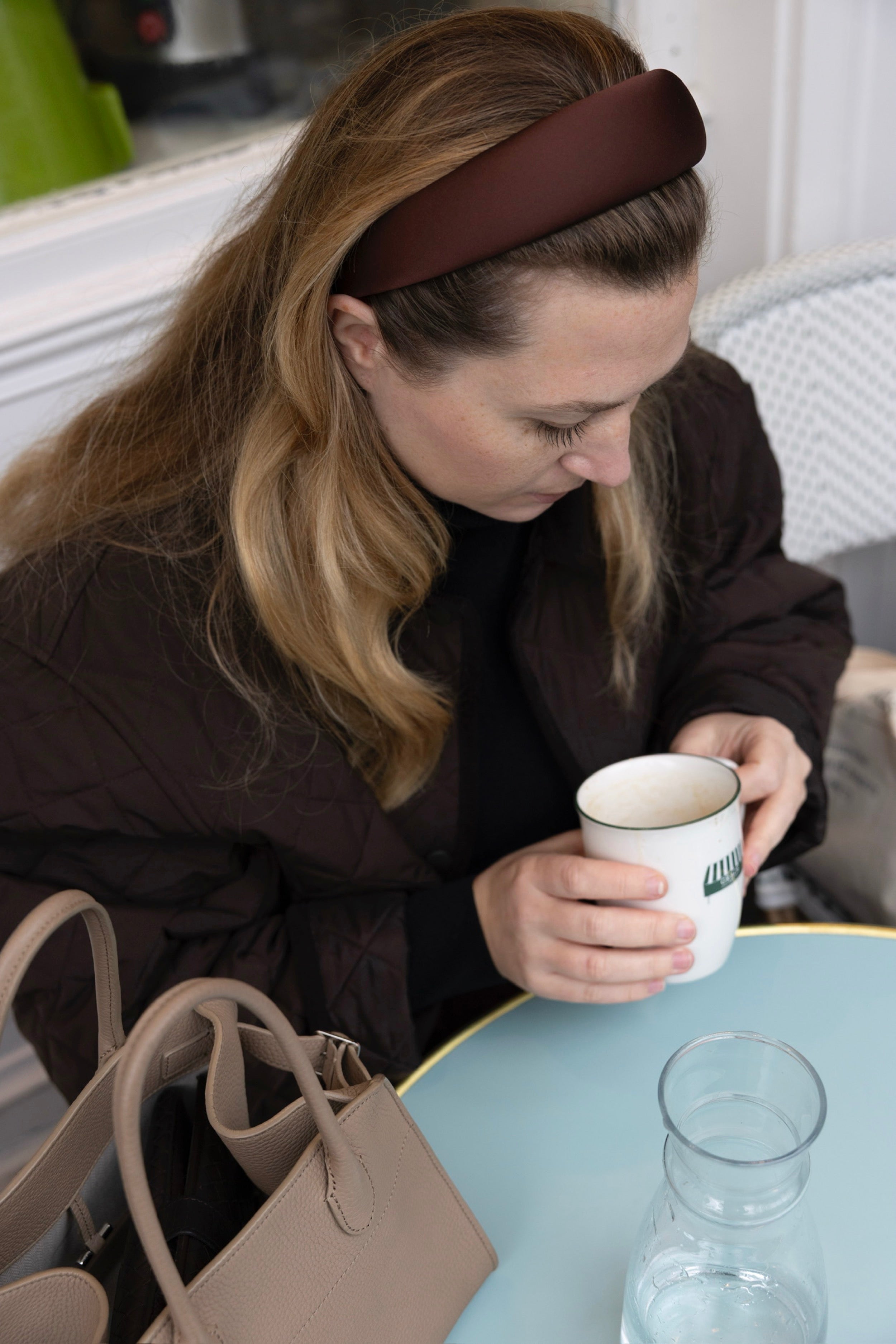 Classic Grenelle in chocolate satin