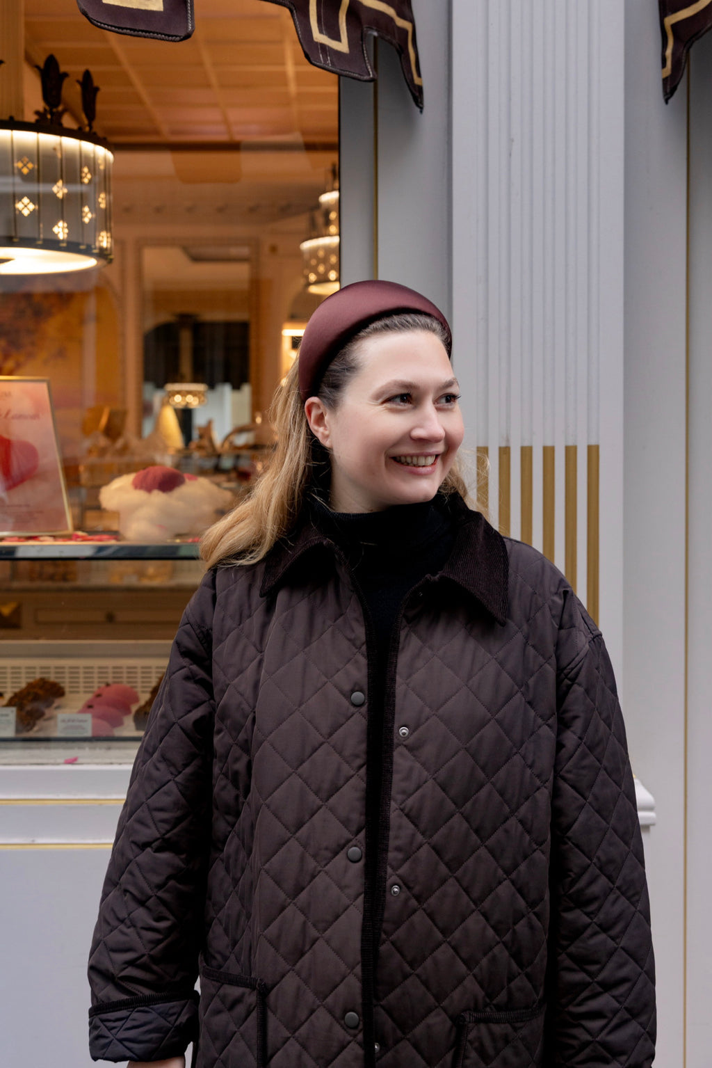 Leonor Satin chocolate