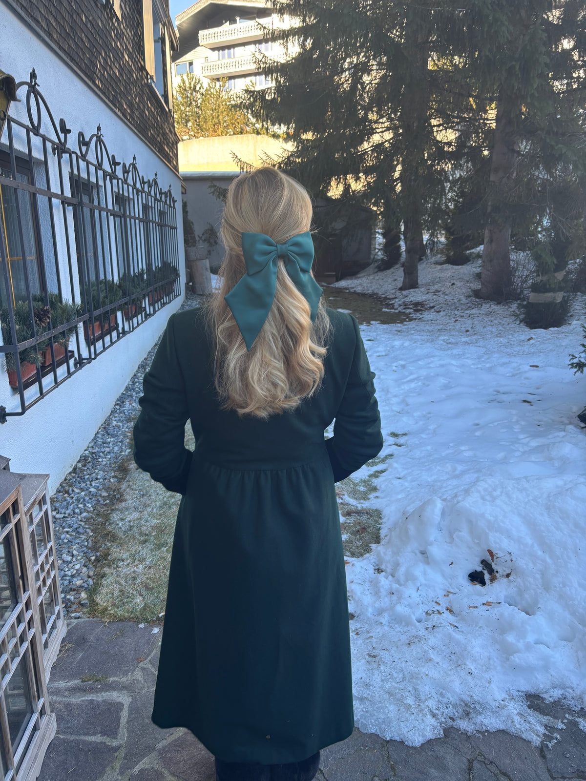 Charlotte bow Forest green