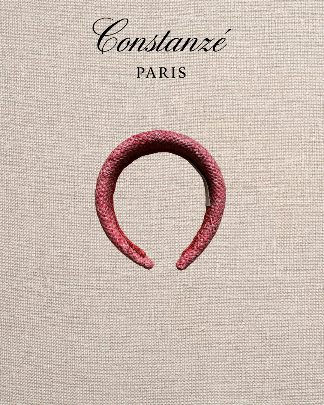 Classic Grenelle fuchsia raffia