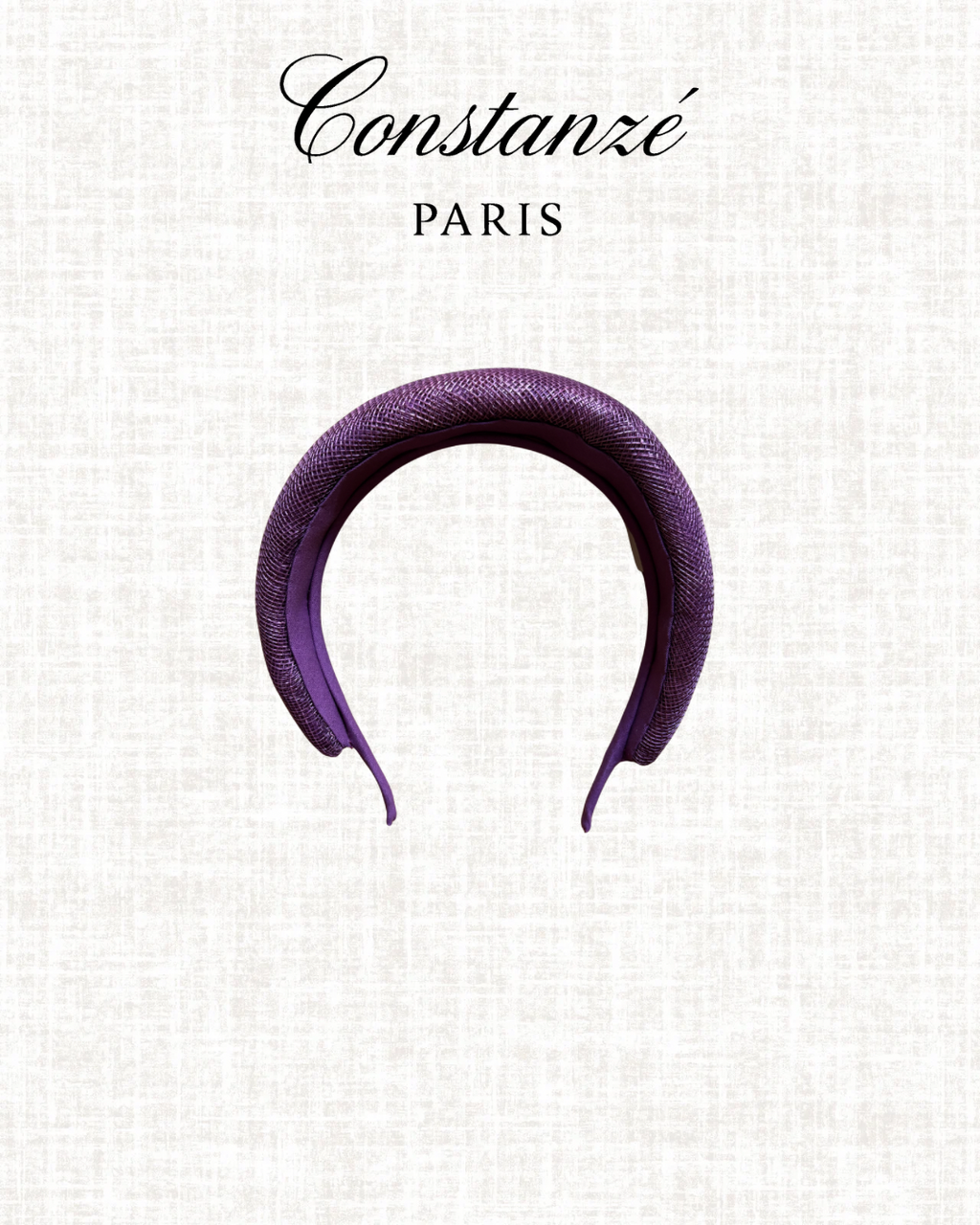 Signature Leonor parme sinamay/sisal
