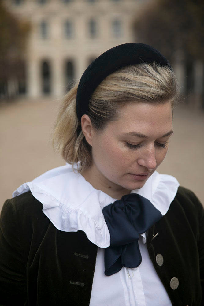 Classic Grenelle black velvet