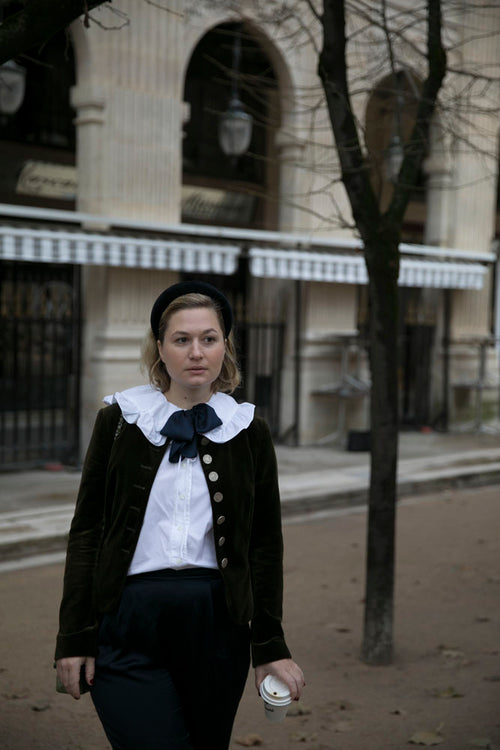 Classic Grenelle black velvet